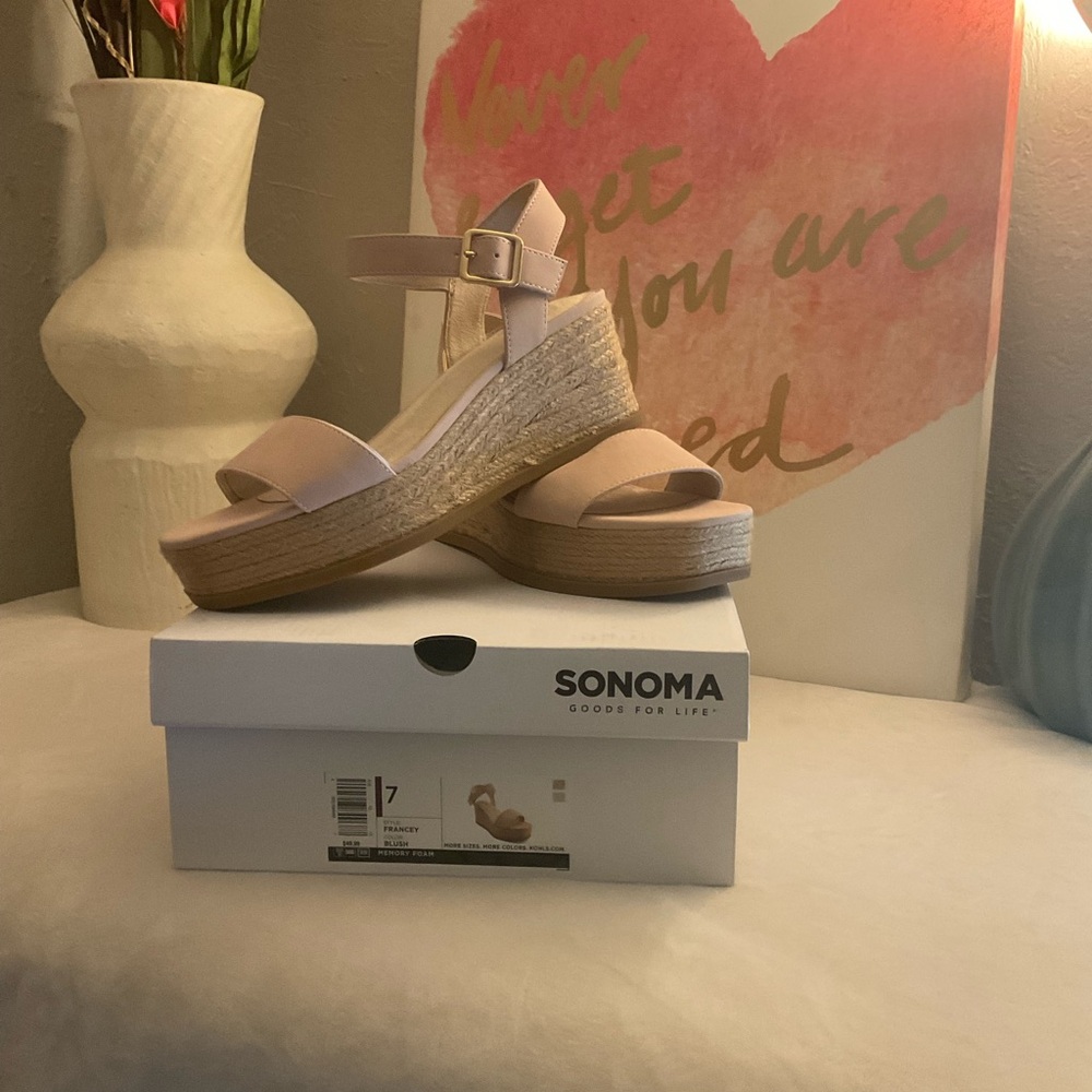 Sonoma Women's Blush Wedge Sandals